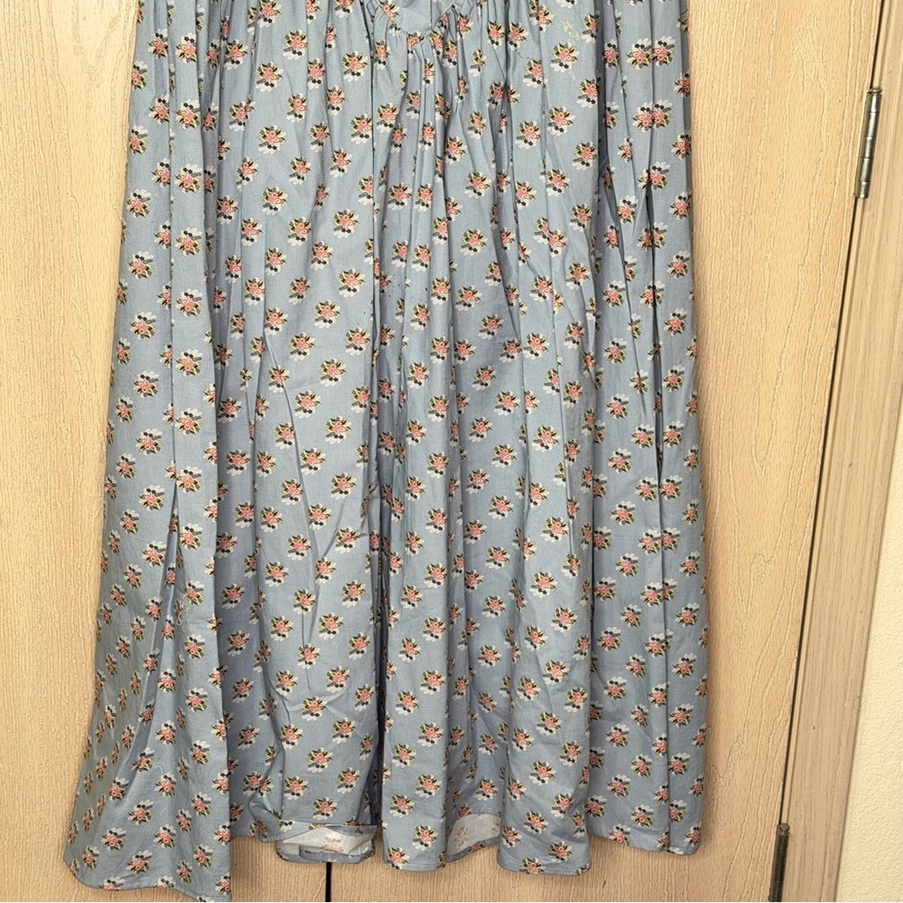 Recollection Mona Print Prairie Cottage Core Pioneer Vintage Style Cotton Dress - Picture 4 of 15